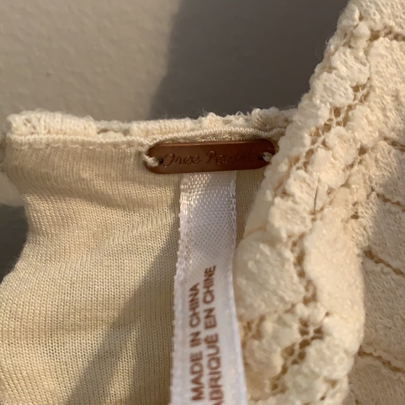 Free People Cream/White Lace Dress - Medium - Picture 6 of 9